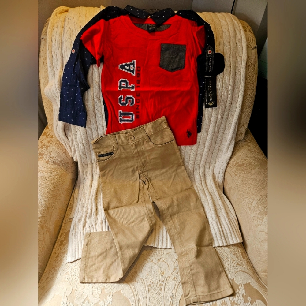 US polo assn boys set
